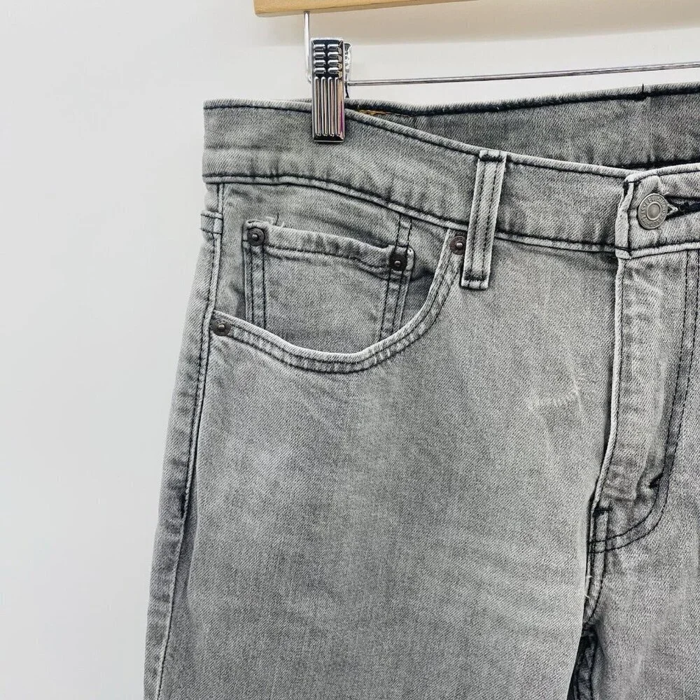 Levi's Mens 32W‎ x 29L 514 Straight Fit Eco Performance Jeans in Clouded Gray